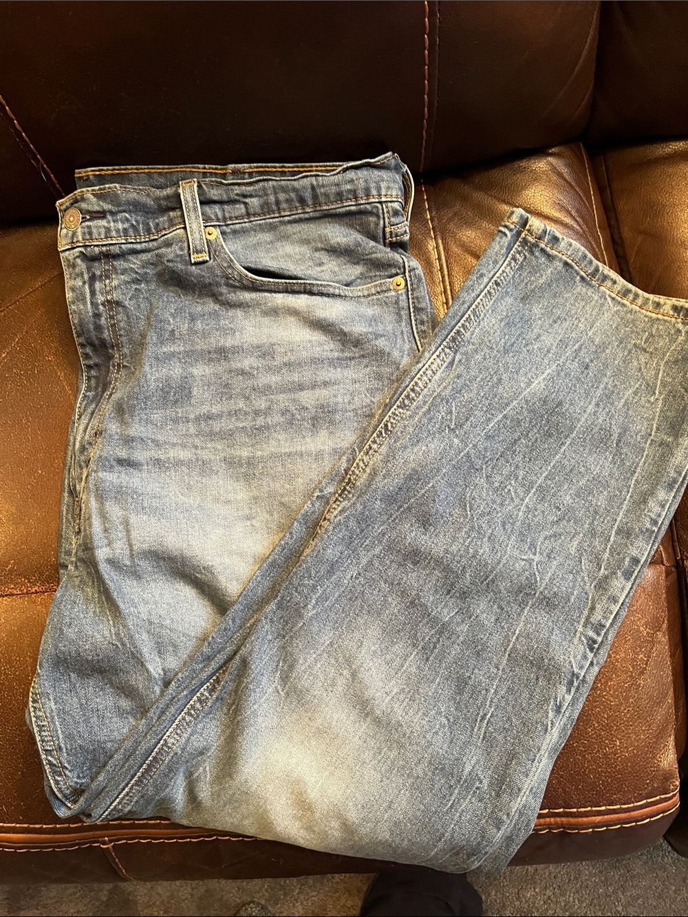 Levi's 541 Men's Faded Blue Straight Jeans